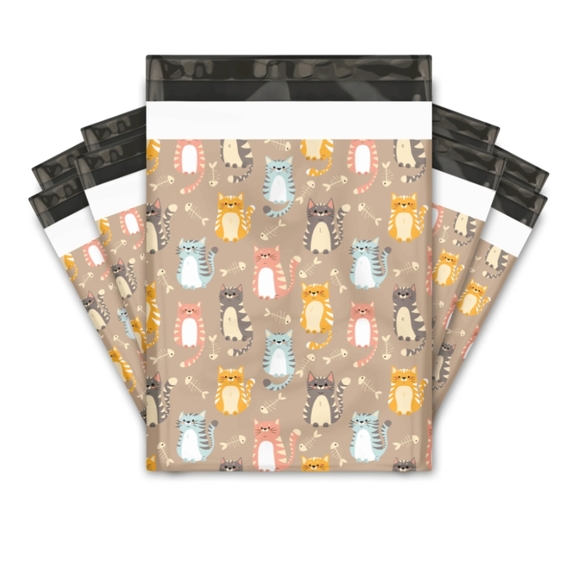 Other - 20 10X13 Cat's Designer Poly Mailers